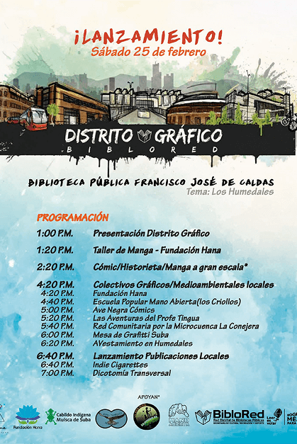 Pieza gráfica del programa de actividades de Nigma Universe