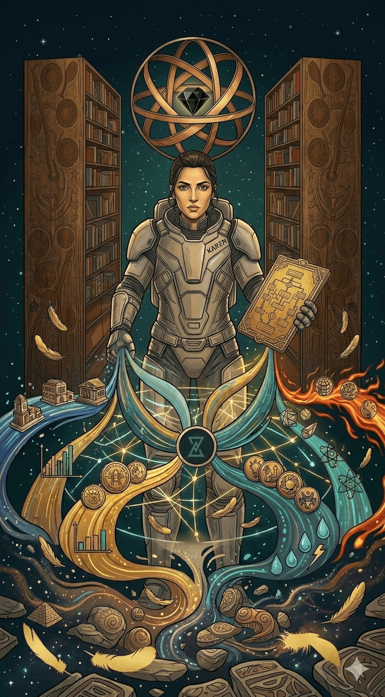 Ilustración de un tripulante de Nigma Force