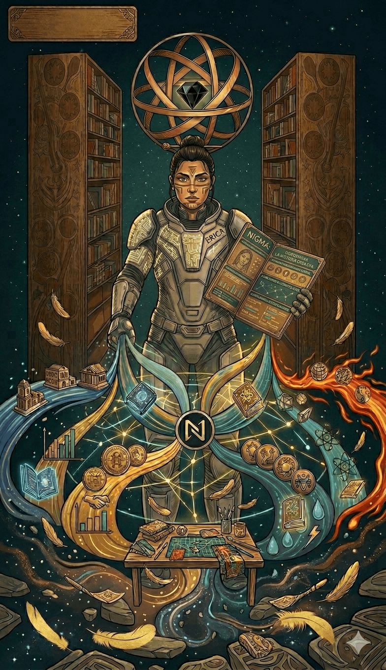 Ilustración de un tripulante de Nigma Force