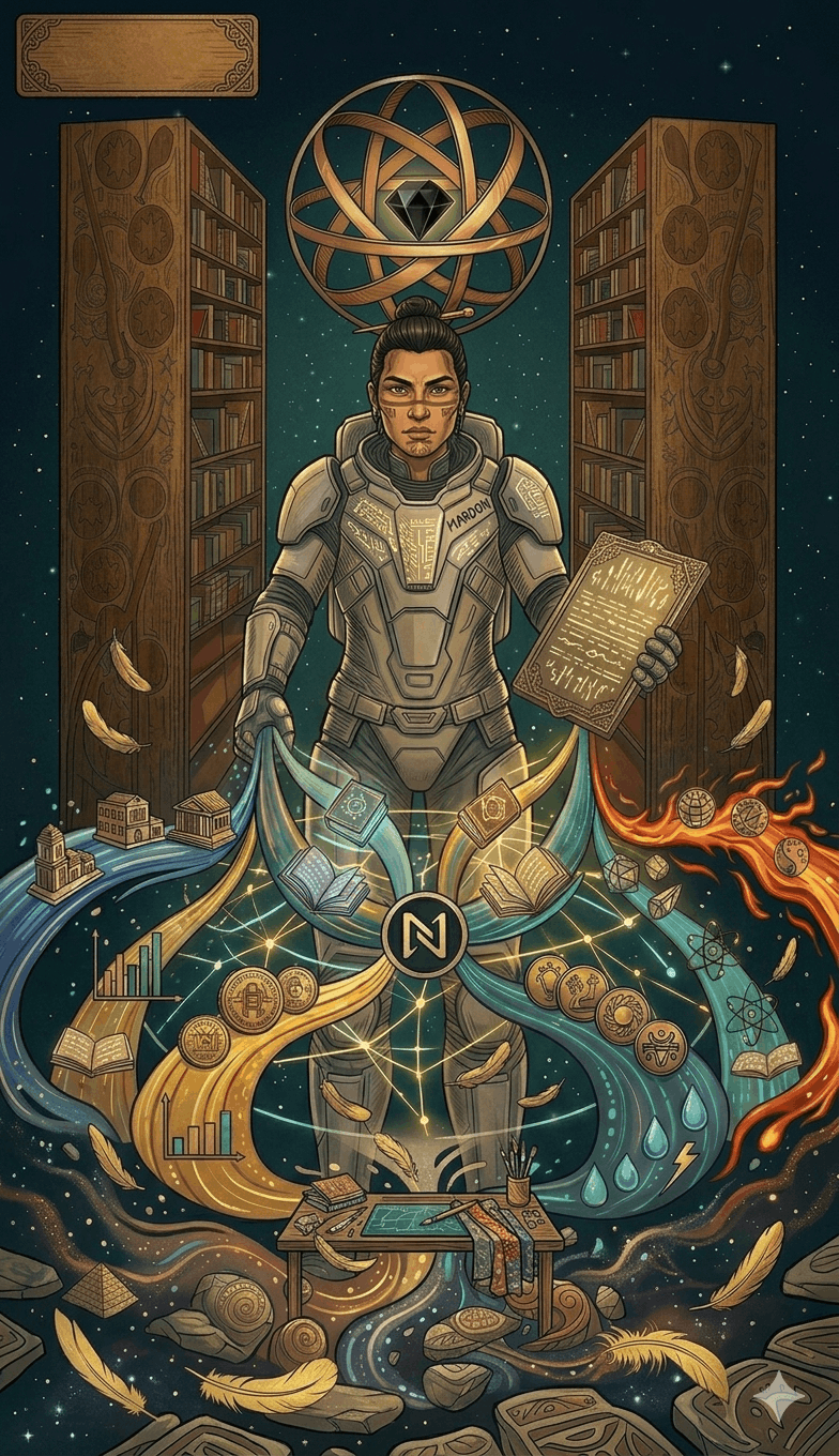 Ilustración de un tripulante de Nigma Force