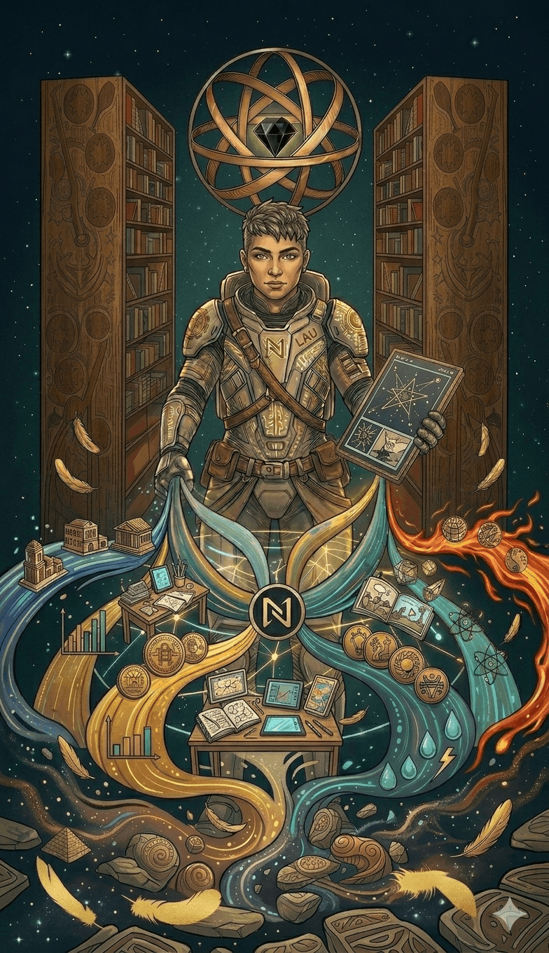 Ilustración de un tripulante de Nigma Force